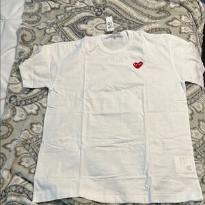Comme des Garçons White T-Shirt w Logo